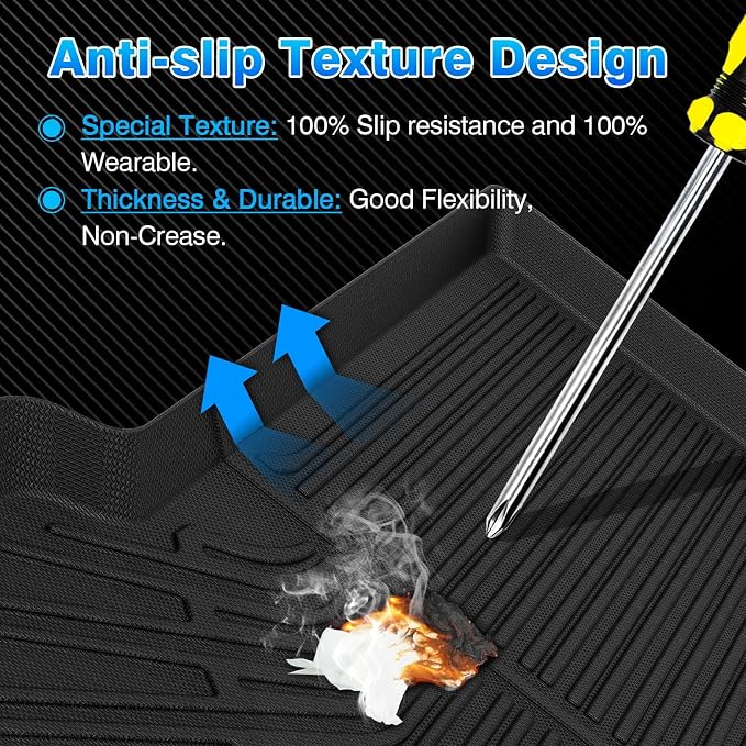 4Runner Cargo Liner - Trunk Mat for Toyota 4Runner 2003-2009, All Weather Cargo Mat for 4Runner Accessories, Heavy Duty Car Mats, Car Accessories - Image 5
