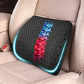 Lumbar Support Pillow for Car & Office Chair - High-Density Memory Foam Back Cushion for Sciatica & Lower Back Pain Relief - Non-Slip Support for Long Commutes & Desk Workers (4D Mesh Black) by TISHIJIE