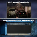 Privacy Garage Door Screen Blackout for 1 Car Garage- 8x7FT Heavy Duty Magnetic Garage Screen, Thicker 265g/㎡ Mesh, Hands Free, Magnetic Privacy Garage Screen Door - Image 4