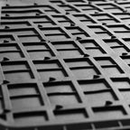 FH Group Premium Liners Tall Channel Trimmable All Weather Rubber Full Set Car Floor Mats (Black) w. Trimmable All-Season Cargo Liner (Black) - Universal Fit for Cars Trucks and SUVs - Image 9