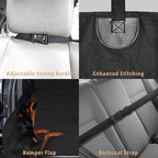 F-color SUV Cargo Liner for Dogs - Waterproof Dog Car Cover for SUV | Trunk Cover with Bumper Flap Protector, Low-Profile Padded Cargo Cover Prevents Scratches Pet Hair Mud Dirt for Mid-Size SUV - Image 7