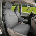 Sienna Car Seat Covers Custom Fit for 2011-2020 Toyota Sienna SE,LE,XLE,SE Premium,XLE Premium,8-Seater,Full Coverage,Airbag Compatible Polyester Auto Seat Protector (Full Set,Gray) by Coverdream