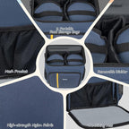 ANILD Dog Travel Bag Backpack, Flight-Ready TSA-Approved Dog Travel Bag with 2 Leak-Proof Food Canisters, 2 Foldable Silicone Bowls, Multi-Compartment Organizer for Hiking, Camping, Dog Mom Essentials - Image 4