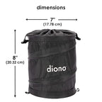 Diono Pop-up Trash Bin, Collapsible Car Trash Can Portable, Small, Leak Proof, Perfect For Keeping Car Clean, Black - Image 7