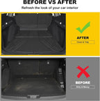 Cargo Liner Fit for Honda CRV 2023-2026 (Gasoline & Hybrid) | TTX LIGHTING Cargo Mat (Upper Deck) with Back Seat Protectors All-Weather TPE CR-V Accessories Backrest Mats - Image 4