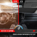 Motor Trend Custom Fit Dodge Ram 1500 Windshield Sun Shade - Fits All (2019-2026) Trims - Foldable Pop-Up Car Windshield Sunshade Dodge Ram 1500 Accessories - Automotive Ram Truck Interior Protection - Image 5