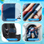1 Pack Car Seat Towel Cover with Storage Bag, Multi National Parks 1 Style | 63 x 32 in Car Towel Seat Cover Non Slip Waterproof, Gym Workout Swimming Running, Machine Washable Sweat Absorbent Protector - Image 4