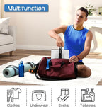 MISSLO Waterproof Shoe Bags for Travel 4 Pack XX-Large Shoe Storage Bag Clear Sneaker Pouch Portable Boots Organizer with Sturdy Zipper for Men & Women - Image 6