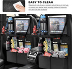 2 PCS Car Backseat Organizer with Tray, Waterproof Back Seat Protector with Touch Screen Tablet Holder, 11 Storage Pockets Anti-Scratch Kick Mat Universal for Family Road Trips - Image 5