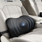 BYMECOST Lumbar Support Pillow for Car, Ergonomic Back Cushion | Memory Foam Lower Back Support Cushion with Strap for Driving, Lumbar Pillow for Pain Relief, for Office Chair, Long Sitting by BYMECOST
