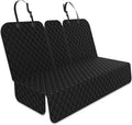 Yonktoo Dog Car Seat Cover for Back Seat, 60/40 Split Bench | 61" Wide • Water-Resistant Oxford • Non-Slip • Black • Full-Size SUVs, Pickups & Large MPVs by Yonktoo