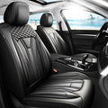 Fit Corolla Premium Leather Car Seat Covers for Toyota Corolla 2000-2025 2026 - Waterproof，Breathable，All-Weather Seat Cushion Protecto & Airbag Compatible, Full Set All Black by Unknown