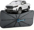 Car Windshield Sun Shade Umbrella for Honda Ridgeline 2017-2026, 1:1 Fit | [Reflective Coated Fabric] Car Shades Sun Visor Keep Car Cool and Protects Interior, Sunshade Umbrella for Front Window by MakeLifeBetter