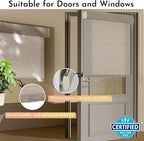 Persilux Light Filtering Roller Shades for Window Blinds,Cordless,Linen Fabric,Thermal Insulated Fabric UV Protection Shades for Home,Office,Bedroom,Door,Light Filtering-Light Brown,27" W X 72" H - Image 3