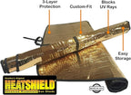 HeatShield, The Original Windshield Sun Shade, Custom-Fit for Toyota 4Runner SUV w/Rear View Mirror Cutout 1996, 1997, 1998, 1999, 2000, 2001, 2002 Gold Series - Image 4