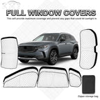KMF 8pcs Thicken Sun Shades for Mazda CX-50 Accessories 2023-2025, Custom Full Window Sunshade Car Window Covers for Windshield Side Rear, UV Block and Blackout Privacy for Car Camping Outdoor - Image 8