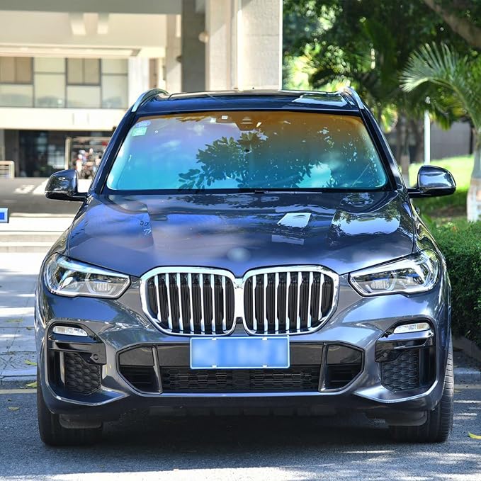 Orange Blue Sunset Car Sun Shade Windshield Car Umbrella Foldable Uv Ray Reflector Front Window Sun Shade Visor Shield Cover - Image 6