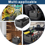 Deosk Trunk Organziers and Storage with Reinforced Handles,Car Accessories for Women/Men 50L Waterproof Polyester Trunk Organzier for Car/SUV/Minivan/Truck(Medium,Charcoal) - Image 6