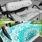 Golf Cart Seat Covers Club Car Golf Cart Accessories for Men Women Golf Carts Seat Towel Blanket 2-Seat Golf Cart Decorations - Image 8