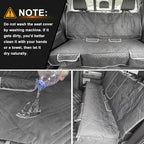 Dog Car Seat Cover for 2013-2019 Ford Fusion | Waterproof Pet Bench Seat Cover for Back Seat, 600D Heavy Duty Scratch Proof Nonslip Truck Seat Covers for Dogs - Image 6