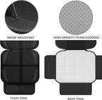 Meolsaek Car Seat Protector for Child Car Seat，600D Waterproof Car Seat Cover，Thickest Padded Non-Slip Fabric for Child and Pet with Pockets (1 pc) - Image 3