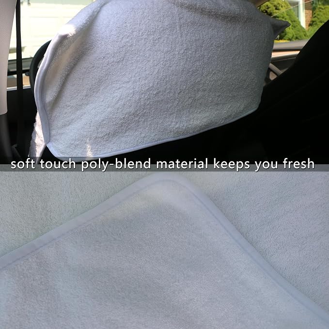 Upgraded Compatible with Tesla Seat Covers for Model 3/Y/X/S - Sweat-Resistant Towel Seat Cover for Kids, Pets and Dog Tesla Seat Protect Accessories - Image 3