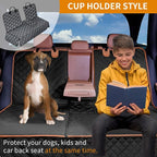 IVY&LANE Dog Car Seat Cover for Back Seat,Conversible 2-in-1 Waterproof Front Seat Cover,Heavy-Duty & Scratchproof Car Seat Protector Cover for SUVs, Trucks and Sedans - Image 4