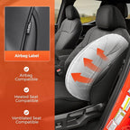 DiffCar® Seat Covers for Toyota Tacoma 2026 2025 2024 Double Cab(Gas Only), Front Seat & Console Covers Only, Faux Nappa Leather Custom Fit Car Protectors Accessories for Tacoma 4th Gen, Black Camo - Image 6