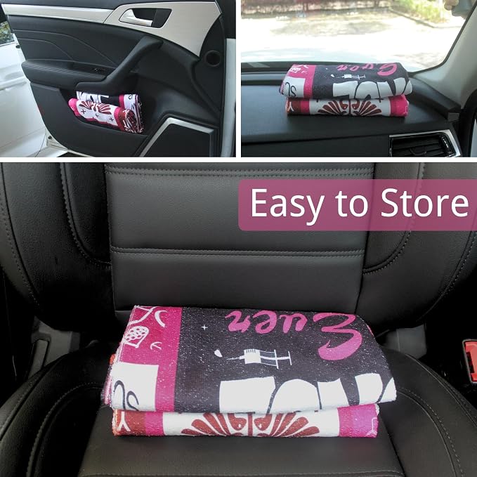 Waterproof Car Seat Cover for Front Seats, Protector for Cars SUVs Trucks, Sweat Towel Seat Covers Bucket for Gym,Workout,Beach,Hiking,Running (Nurse Gift, 1PC) - Image 7