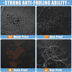 MYFAMIREA 375 PCS Disposable Car Seat Covers Clear Plastic Vehicle Seat Protector Set with Steering Wheel, Gear Shift and Handbrake Covers, Universal for Cars Auto Truck Bus Airplane - Image 3