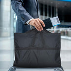 Lazebox 43" Travel Garment Bag with Accessories Zipper Pocket, Heavy Duty Suit Bag for Suits, Tuxedos, Dresses, Coats, Black, 1 pack - Image 8