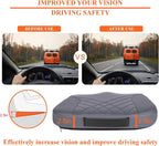 kingphenix Memory Foam Car Seat Cushion for Driving Comfort and Office Use | Coccyx and Lower Back Pressure Relief, Non-Slip Seat Cushion for Car, Truck, SUV, Long Drives and Office Chair, Dark Gray - Image 5