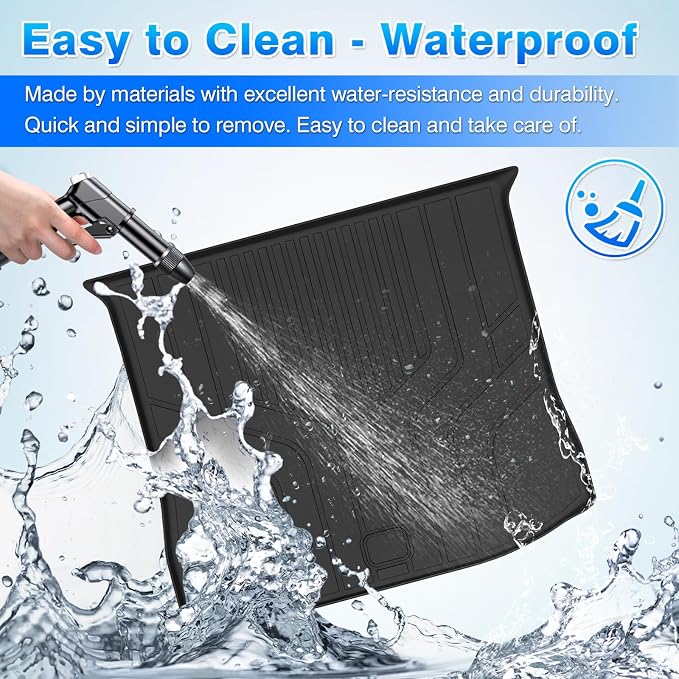 Cartist Cargo Mat Compatible with Ford Edge 2015-2024 Accessories Cargo Liner TPE All Weather Anti-Slip Odorless - Image 4