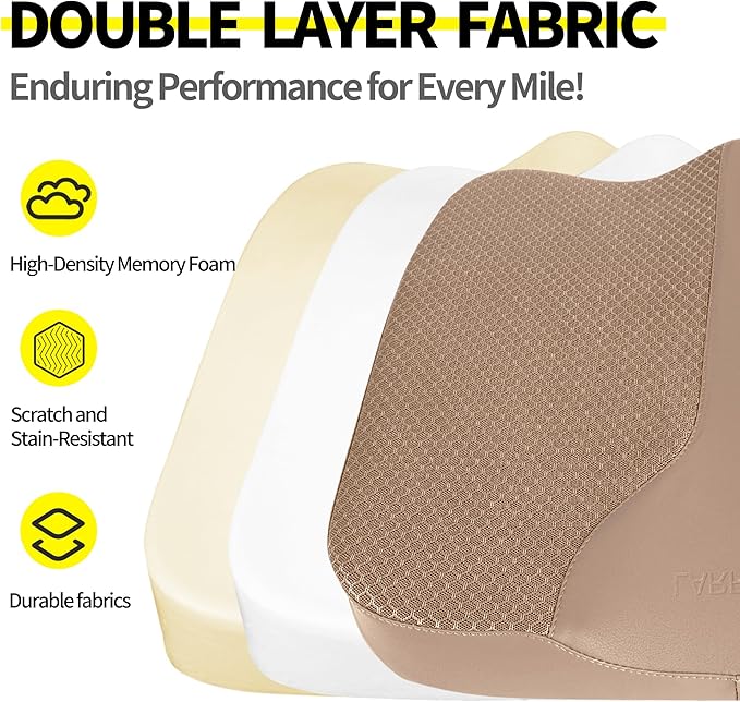 Car Seat Cushion, Comfort Memory Foam Seat Cushion for Driving - Image 2