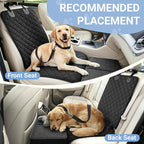 Dog Car Seat Extender with Seat Cover, Front & Back Seat Extender with Storage, Car Organizer for Large Dogs up to 120lbs - Image 3