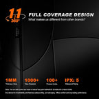 Custom Fit Seat Covers for Toyota 4Runner 2011-2024 5 Seats | Full Set Waterproof Airbag Compatible Car Seats Cover for 4Runner Accessories Black(5 Seats Model Only) - Image 9