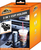Armor All Cupholder 2 in 1 Expander, Turn 1 Cupholder to 2, Dual Drink Holder Expander with Adjustable Expandable Base to Fit Most Cars and Vehicles, Secure Hold with Drink Grips - Image 8