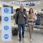 Stroller Travel Bag Compatible with Joie | Water-resistant, Waterproof, Stroller and Car Seat Bag with Shoulder Strap for Airplane Gate Check - Image 5