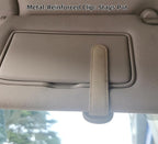 GoldenLife Sunglass Holder for Car, Magnetic Leather Sunglasses Holder and Ticket Card Clip, Car Visor Accessories, 2 Packs（Beige） - Image 6
