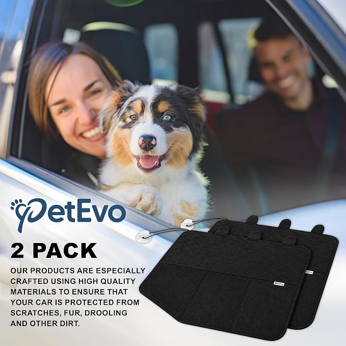 2026 Version-2X Extra Durable Premium Interior Car Door Protector from Dog Scratches - Pet Car Window Protector Door Covers - Waterproof Anti-Scratch, Scratch Resistant, Size 27.5" x 23.5" - Image 7