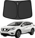 Murano Windshield Sun Shade for Murano 2015-2024 Blocks UV Rays Accessories,1:1 Custom Foldable Thickened Wear-Resistant Front Window Sunshade Visor,Keeps Your Car Cooler by Achaltiza
