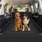 Cargo Liner for Pet, Water Proof Non Slip Durable Dog Cargo Cover Mat Universal for Cars Minivan with Bumper Flap Protector Black by Rengue