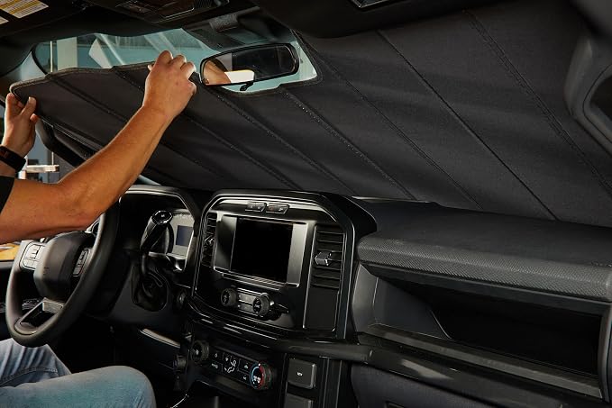 Covercraft UVS100 Windshield Sunshade for 2012-2017 Toyota Camry | Custom fit for your vehicle's windshield. Helps reduce heat, block UV rays and folds for easy storage. - Image 5