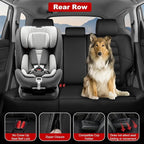 TTX LIGHTING Custom Fit Seat Covers for Honda CR-V 2017-2022 | Original Seat Pattern Faux Leather Waterproof Full Set for 2-Row 5-Seater, Airbag Compatible - Image 5