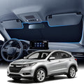 Zanch Custom Windshield Sun Shade for Honda HR-V 2023-2026, 7-Layer UV & Heat Protection, 100% Light Blocking, Vehicle-Specific Fit, Interior Protection, Keeps Cabin Cooler, Foldable SUV Accessories by Zanch