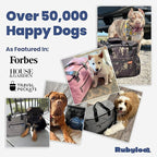 Rubyloo Original Doggy Bag™ Dog Travel Bag for Supplies with Travel Bowls | 2 BPA-Free Collapsible Bowls, 2 Pet Food Containers, TSA-Ready, Road Trips, Camping, Weekend Getaways, Doggy Gift, Lt. Pink - Image 6