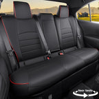 HKZ Customized Special seat Cover for Toyota Corolla (Black with Red Trim, 2020-2022 Corolla XSE) - Image 2