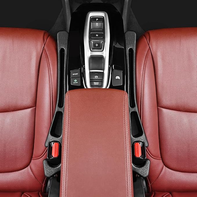 7F Car Seat Gap Filler, Organiser Between Seat and Centre Console, Universal Car Accessories, Fit SUV Truck Storage Beige - Image 5