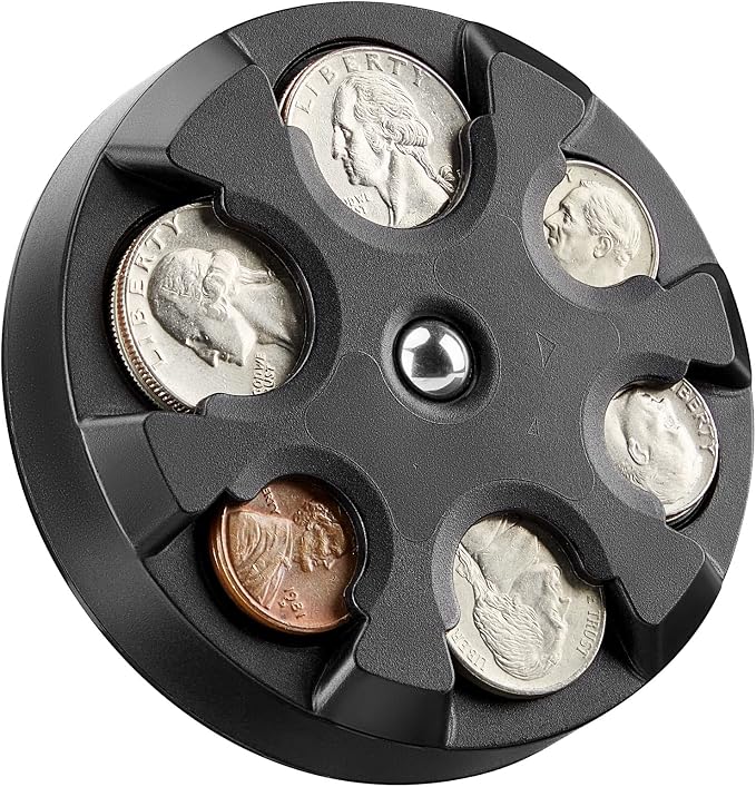 JOYTUTUS Coin Holder, Portable Coin Change Organizer, Universal Coin Storage Coin Holder for Car, Wallets, Pockets by JoyTutus