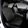 Custom Fit Camry Seat Covers for 2025 2026 Toyota Camry LE SE - Black | Waterproof Faux Leather Full Coverage, Car Seat Protectors Full Set with Armrest Covers, Airbag Compatible by Ourplot